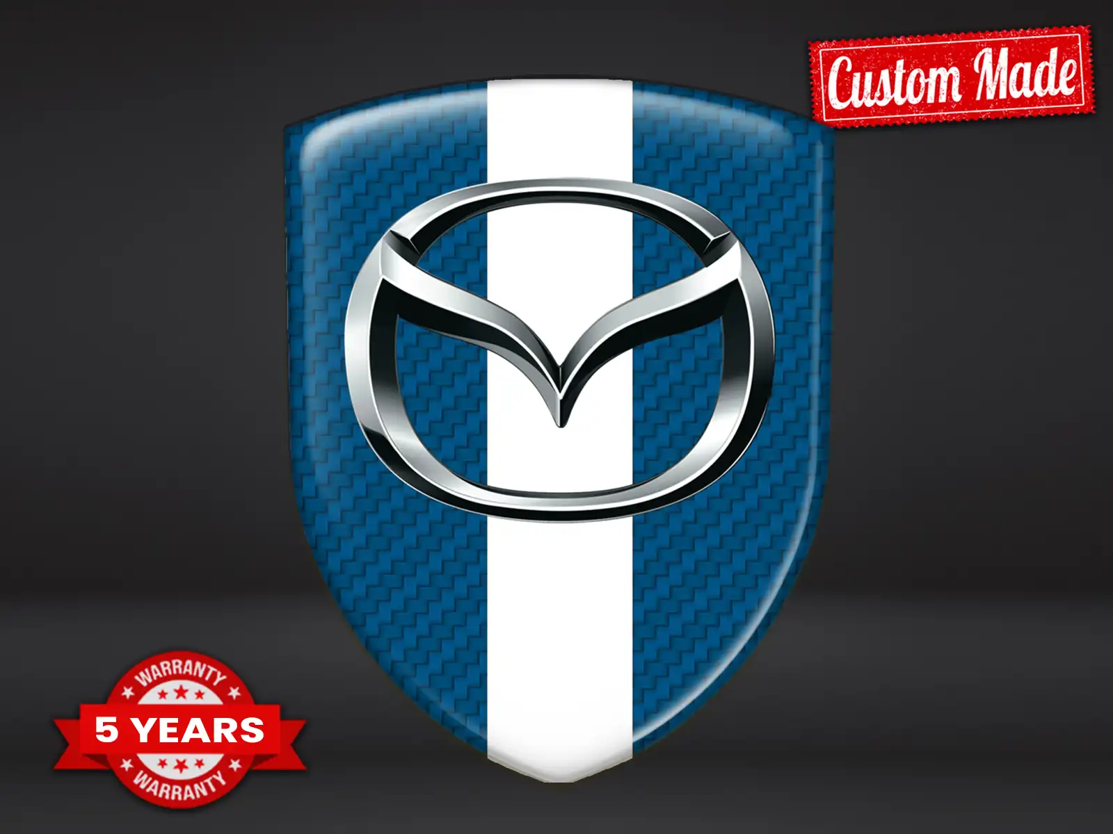 Mazda Custom Auto Window Decals Premium Universal Star